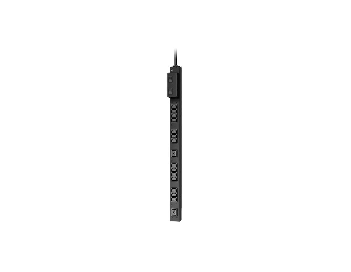 APC AP6002A - NetShelter Basic PDU 5kVA 14x C13 + 2x C19 30A 208V Half Height