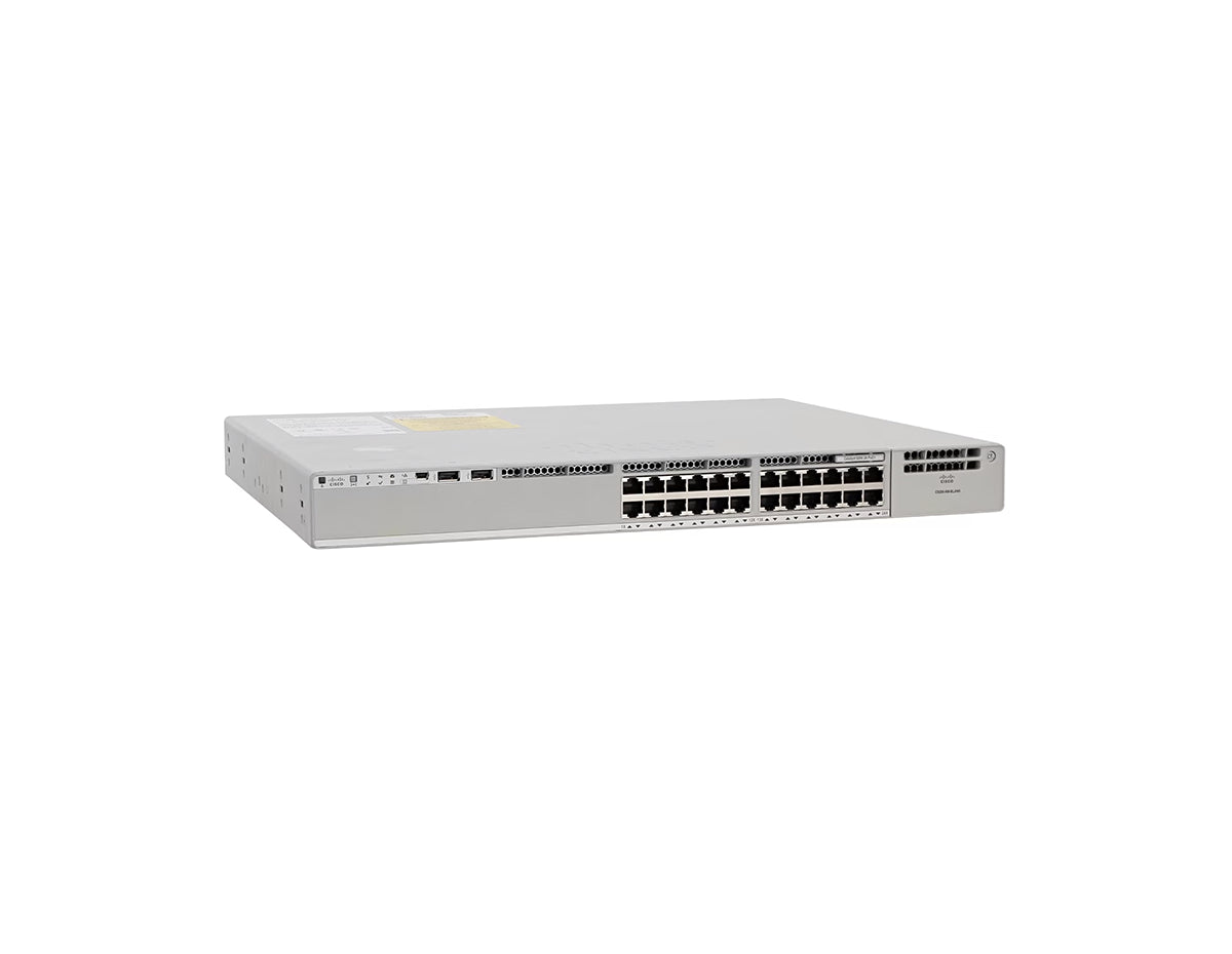 Cisco Catalyst C9200-24P-E 24-Port Full PoE+ Switch with Modular Uplinks, Network Essentials