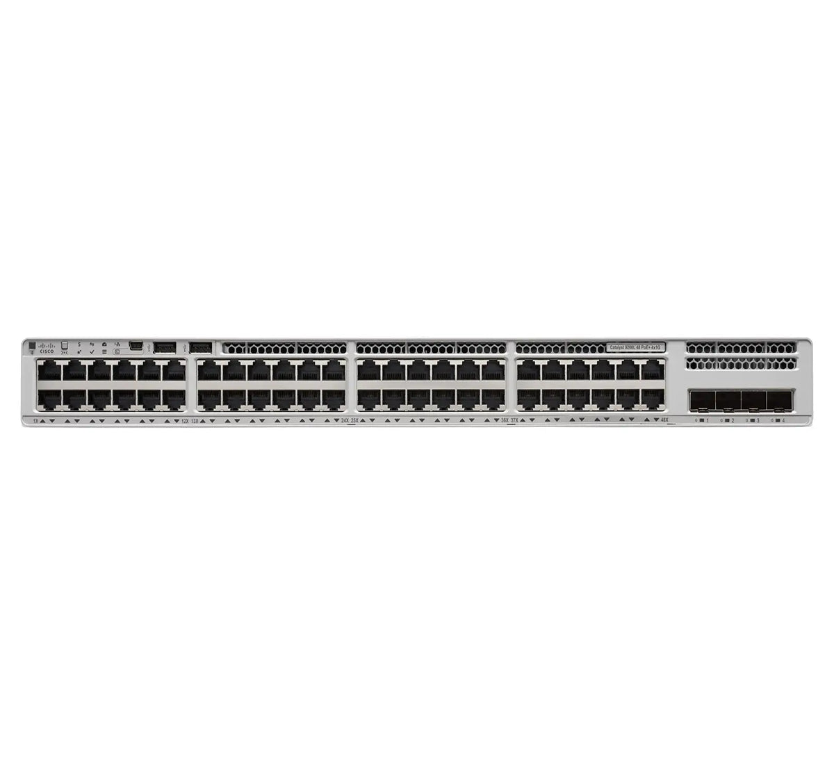 Cisco Catalyst C9200L-48PL-4G-E 48-Port Partial PoE+ Switch, 4x1G Uplinks, Network Essentials