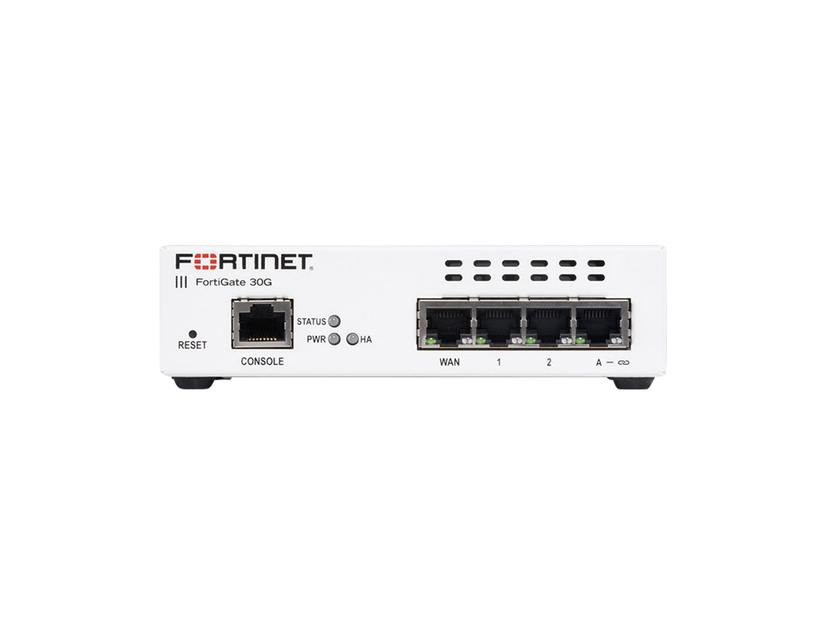 Fortinet FortiGate 30G Hardware plus 3 Year FortiGuard Unified Threat Protection (UTP)