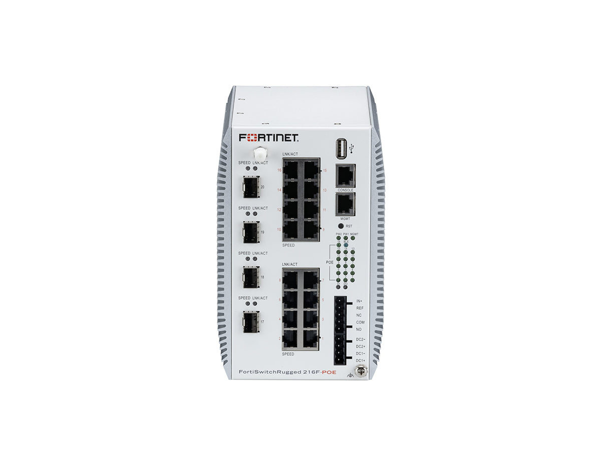 Fortinet FortiSwitch FSR-216F-POE Industrial PoE Switch