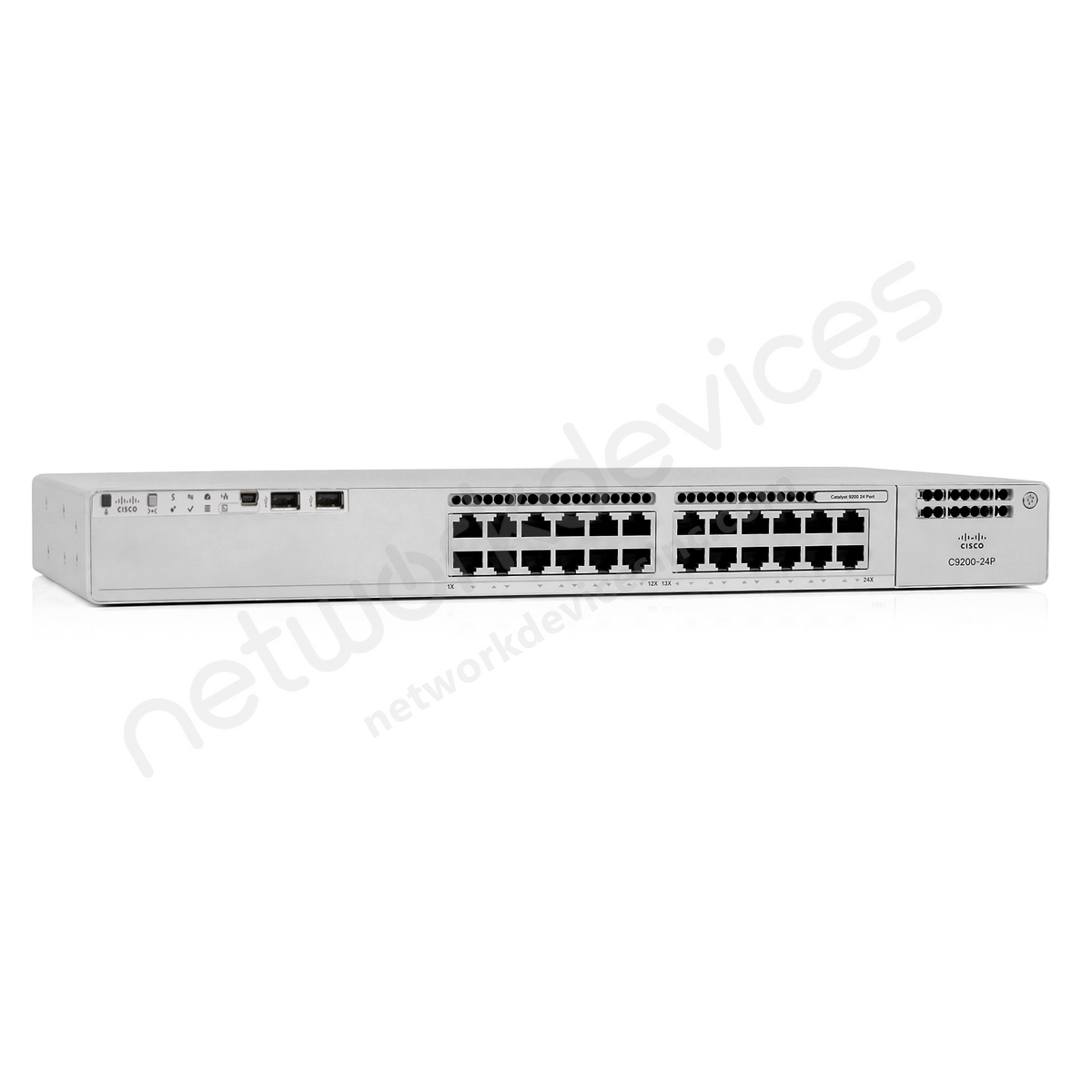 Cisco Catalyst C9200-24P-E 24-Port Full PoE+ Switch with Modular Uplinks, Network Essentials