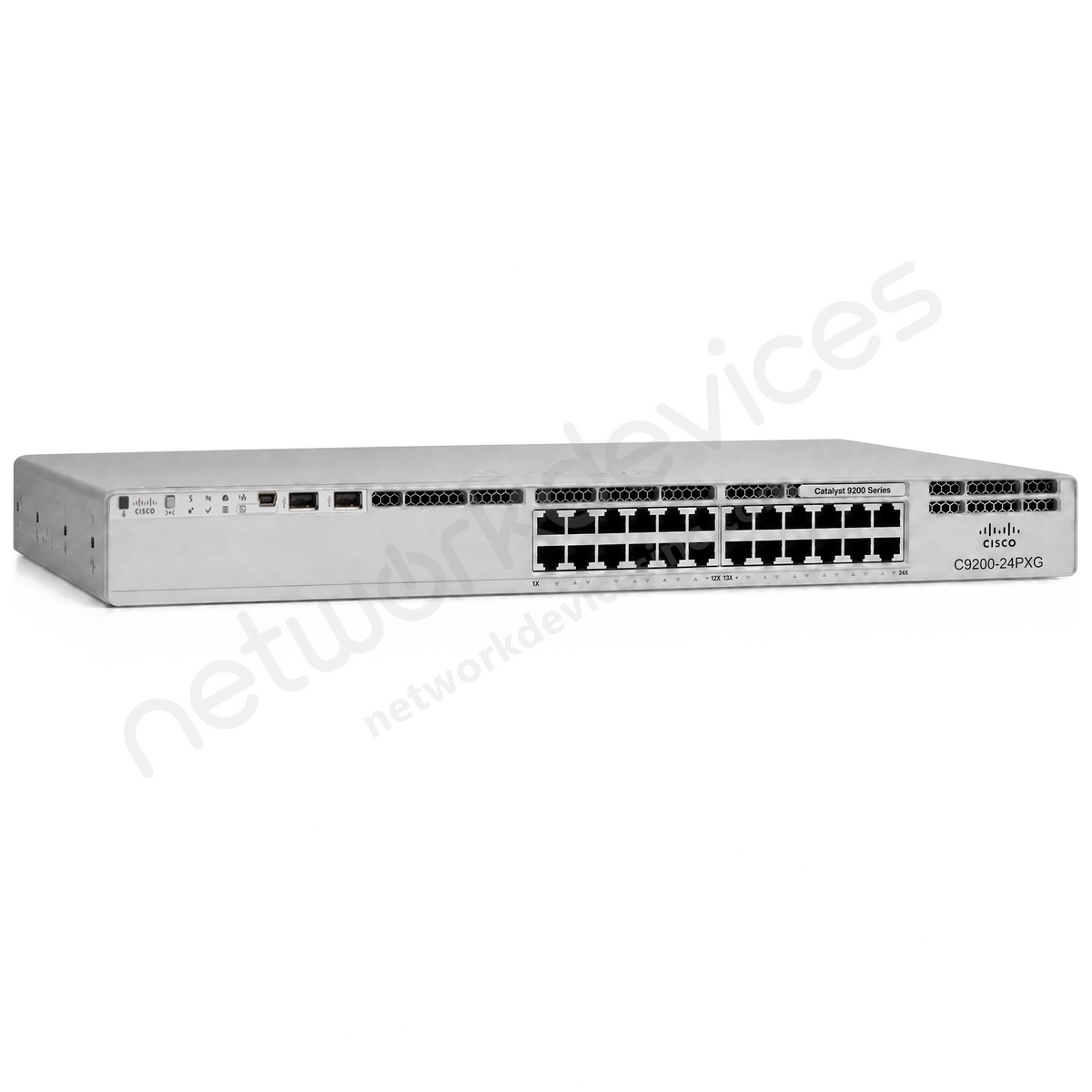 Cisco Catalyst C9200-24PXG-E 24-Port mGig PoE+ Switch, Network Essentials