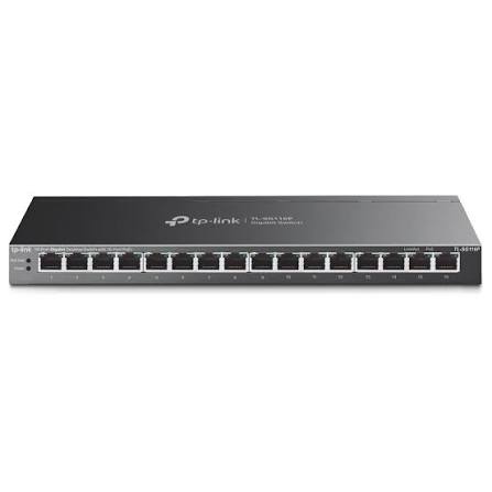 TP-Link TL-SG116P 16-Port Gigabit Desktop PoE+ Switch