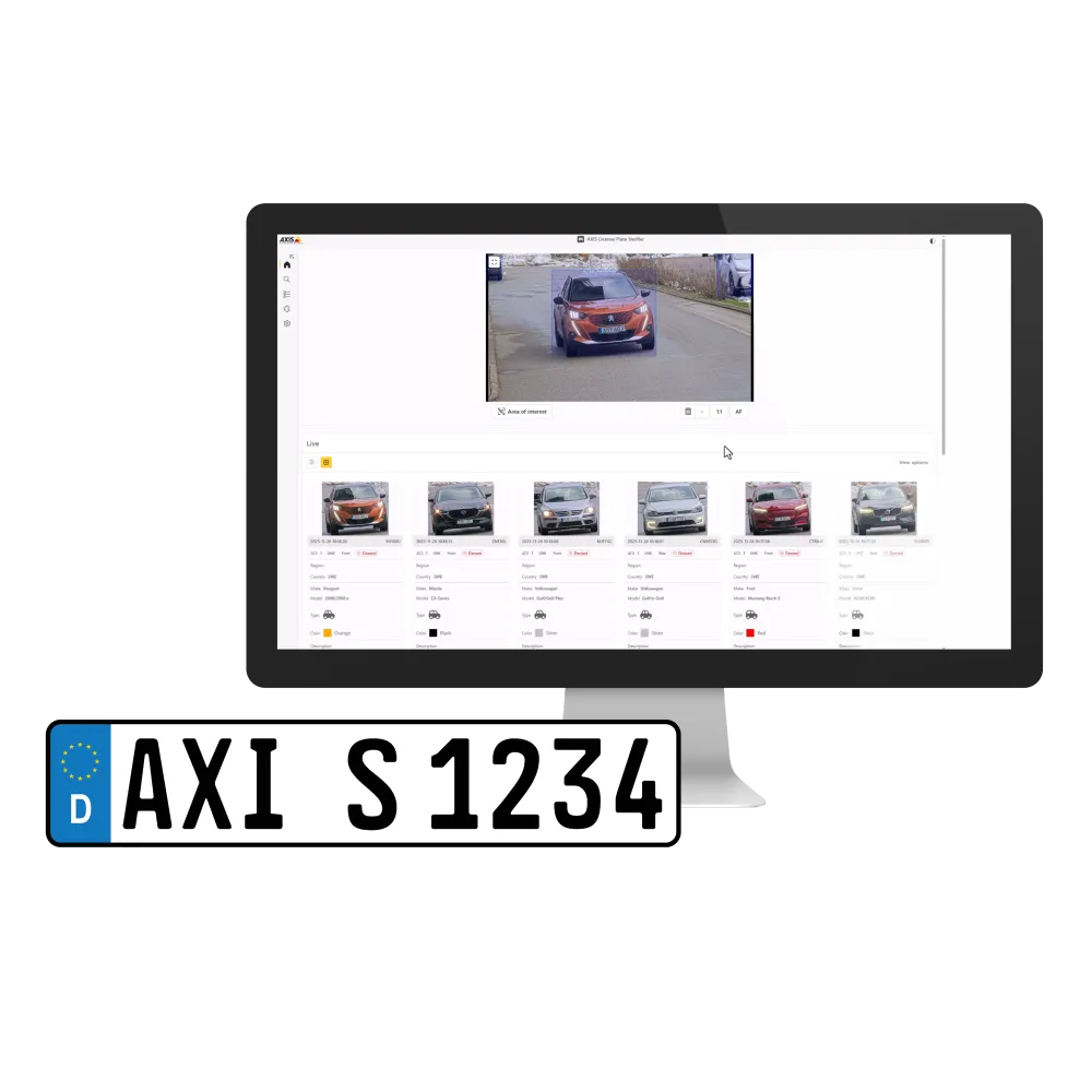 AXIS License Plate Verifier E-License (01574-001)