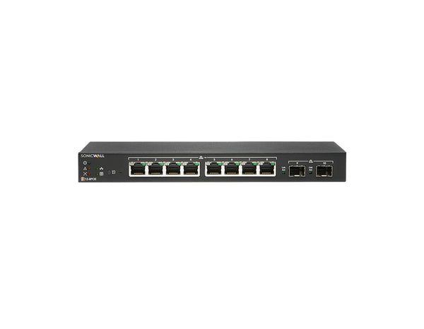 SonicWall SWS12-8PoE Network Switch with 1-Year Network Management & Support (02-SSC-8367)