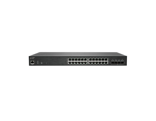 SonicWall SWS14-24FPoE Network Switch with 1-Year Network Management & Support (02-SSC-8377)