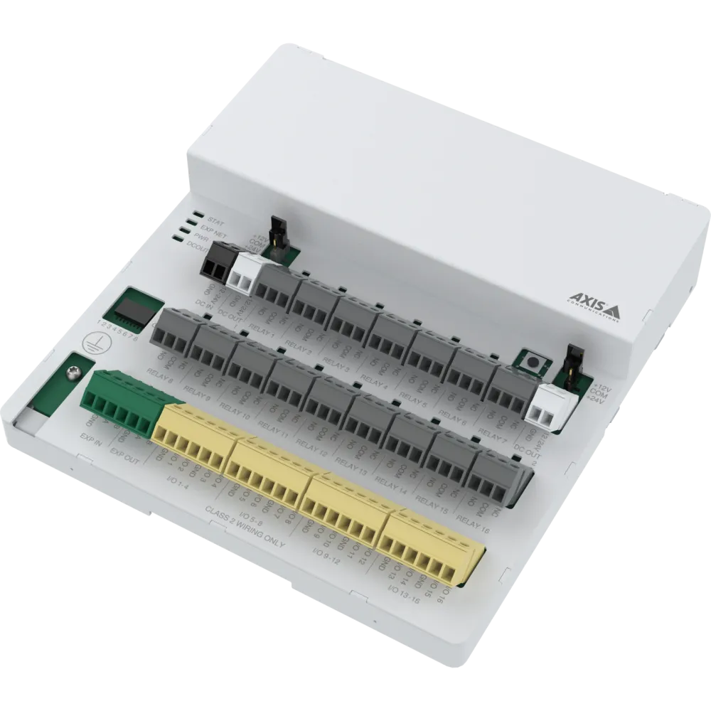AXIS A9920 I/O Relay Expansion Module with 16 I/Os and 16 Relays (03504-001)