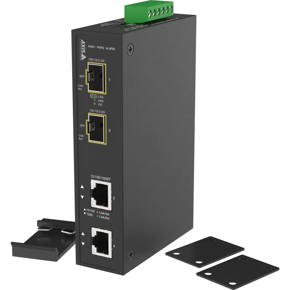AXIS TU8008 DIN Rail Fiber Media Converter (03534-001)
