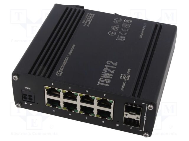 Teltonika TSW212 Layer 2 Managed Ethernet Switch with IPv6 Support (TSW212000000)