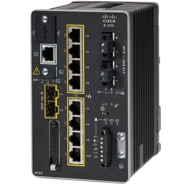 Cisco Catalyst IE3100 8GE PoE+ 2GE Combo Switch (IE-3100-8P2C-E)