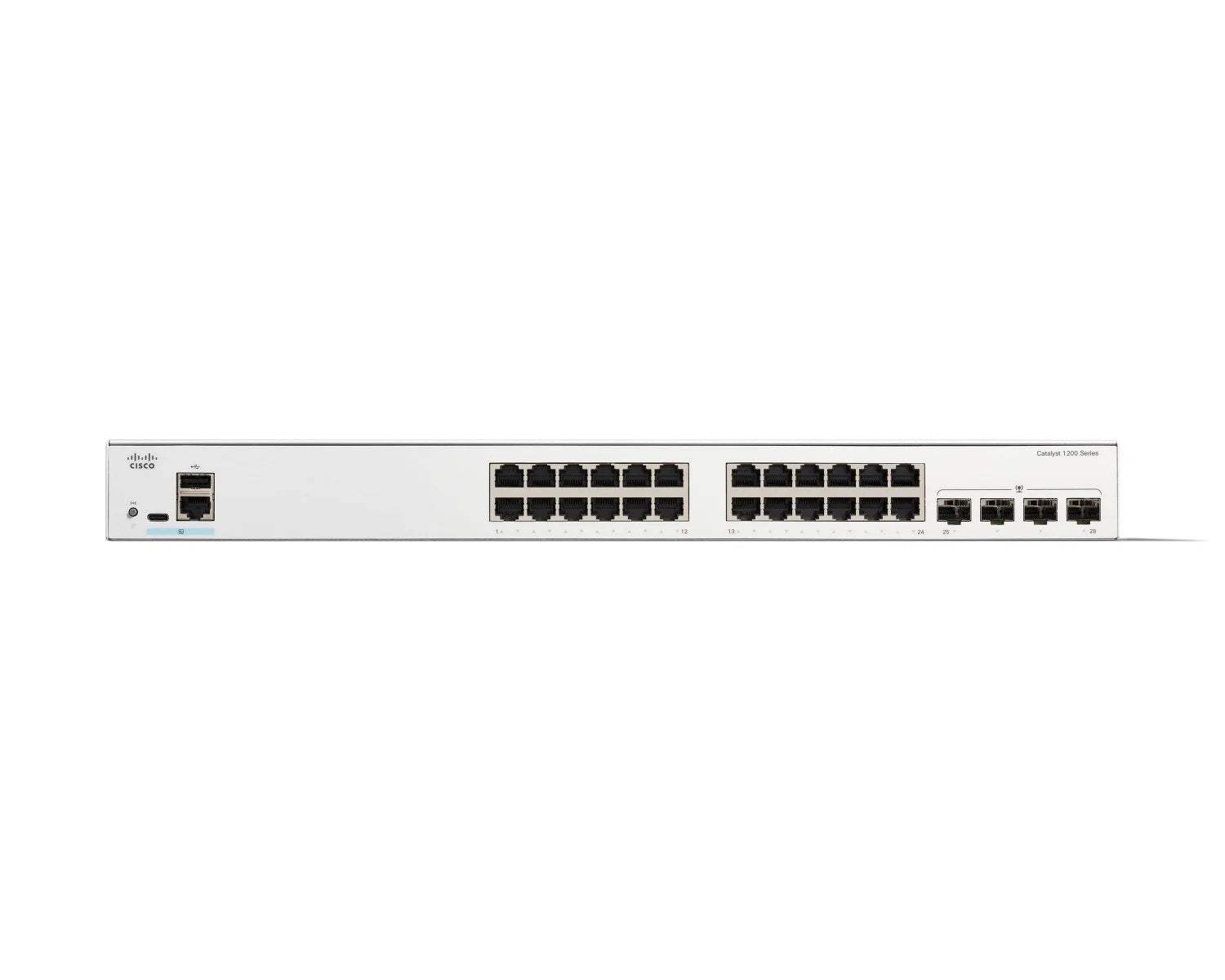 Cisco スイッチ Catalyst 1200 C1200-24T-4G Cisco Catalyst 1200 24x Gigabit 4x SFP Smart Switch (C1200-24T-4G)