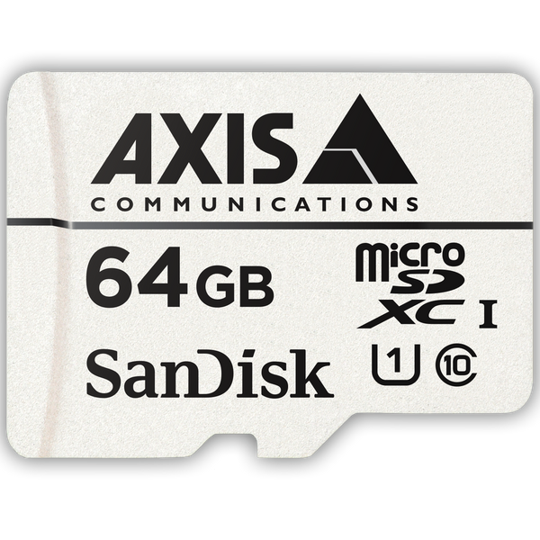 AXIS 64 GB 10 Pieces Surveillance MicroSDXC Card (5801-961)