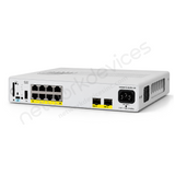 Cisco Catalyst C9200CX-8UXG-2X-A 8-Port UPoE Compact Switch, 2x10G Uplinks, Network Advantage — front panel and ports