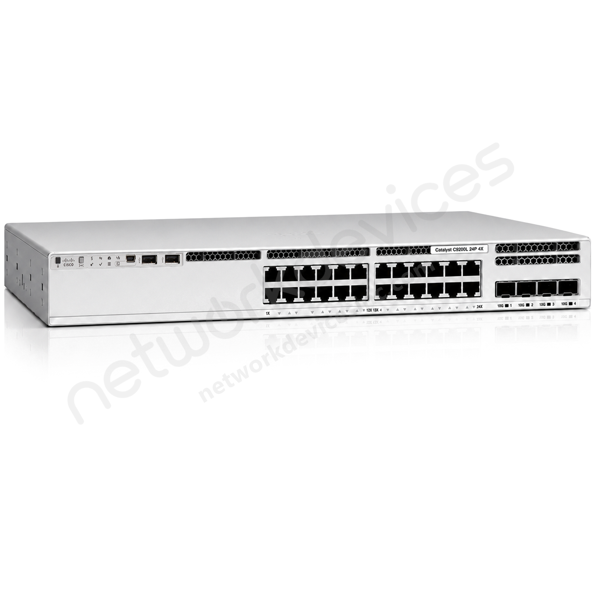 Cisco Catalyst C9200L-24P-4X-E 24-Port PoE+ Switch with 4x10G SFP+ Uplinks, Network Essentials