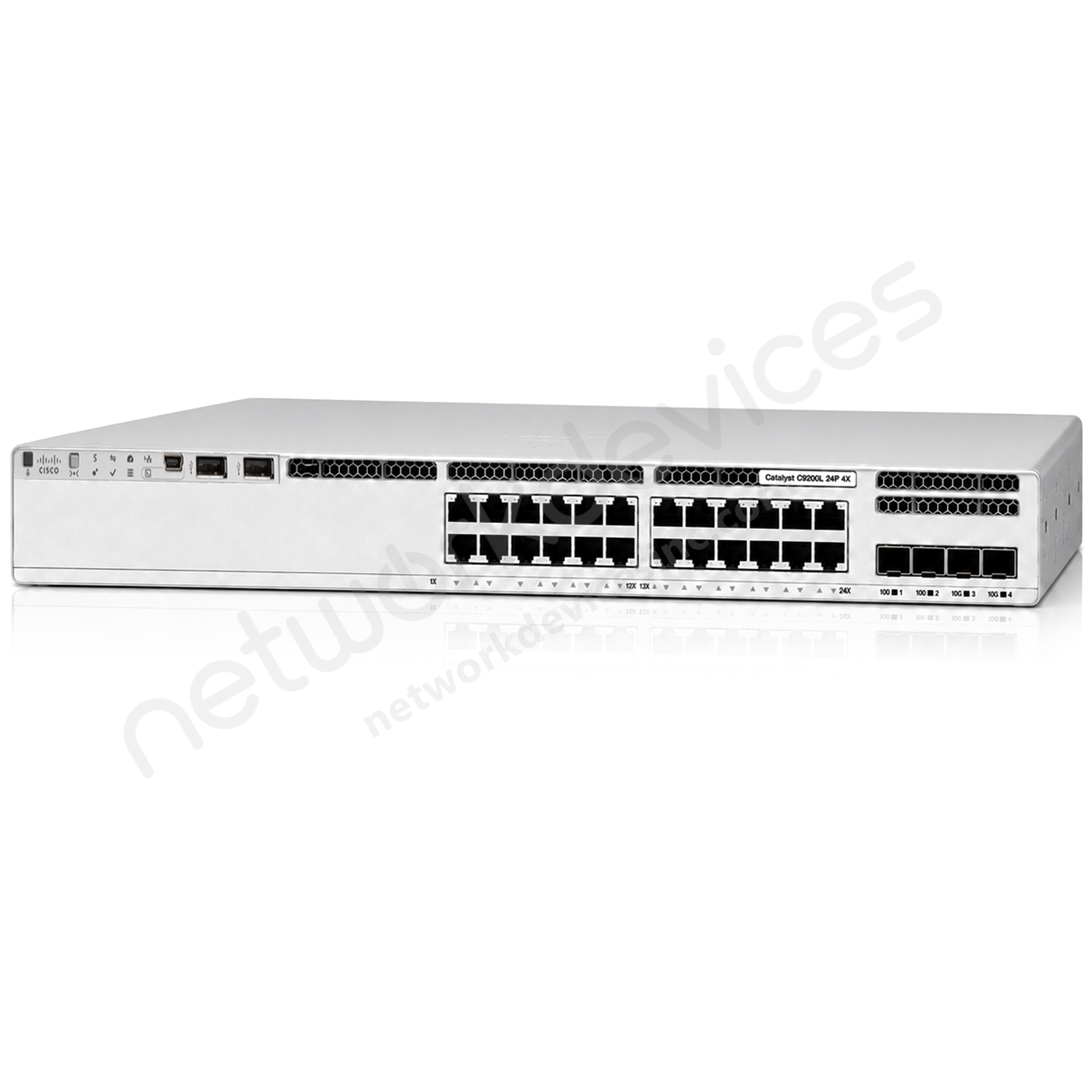 Cisco Catalyst C9200L-24P-4X-E 24-Port PoE+ Switch with 4x10G SFP+ Uplinks, Network Essentials