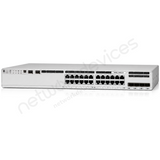 Cisco Catalyst C9200L-24PXG-4X-E 24-Port mGig PoE+ Switch (8xmGig, 4x10G SFP+), Network Essentials — front panel and ports