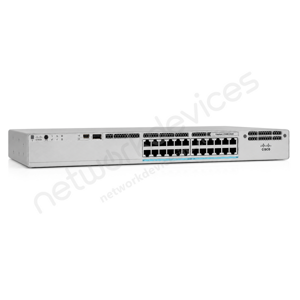Cisco Catalyst C9300-24UX-E 24-Port UPOE Multigigabit Switch with Modular Uplinks, Network Essentials