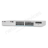 Cisco Catalyst 9300 C9300-24U 24-Port UPOE Switch with Modular Uplink - angled front view | Network Devices Inc.