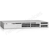 Cisco Catalyst 9300L C9300L-24P-4G 24-Port PoE+ Switch with 4x1G Uplinks - front view | Network Devices Inc.