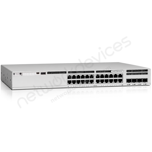 Cisco Catalyst C9300L-24P-4X-E 24-Port PoE+ Switch with 4x 10G SFP+, Network Essentials