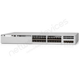 Cisco Catalyst 9300L C9300L-24T-4G 24-Port Data-Only Switch with 4x1G Uplinks - angled front view | Network Devices Inc.