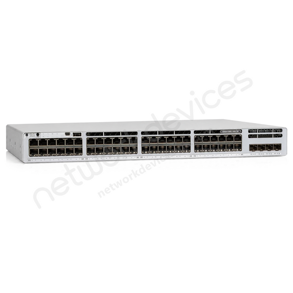 Cisco Catalyst C9300L-48PF-4X-E 48-Port Full PoE+ Switch with 4x 10G SFP+, Network Essentials
