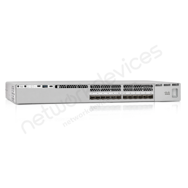 Cisco Catalyst C9300X-12Y-A 12-Port 25G SFP28 Data Switch with Modular Uplinks, Network Advantage