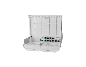 Mikrotik CSS610-1Gi-7R-2S+OUT SwOS Powered Switch