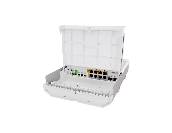 MikroTik netPower Lite 8P Outdoor PoE Switch (CSS610-8P-2S+OUT)