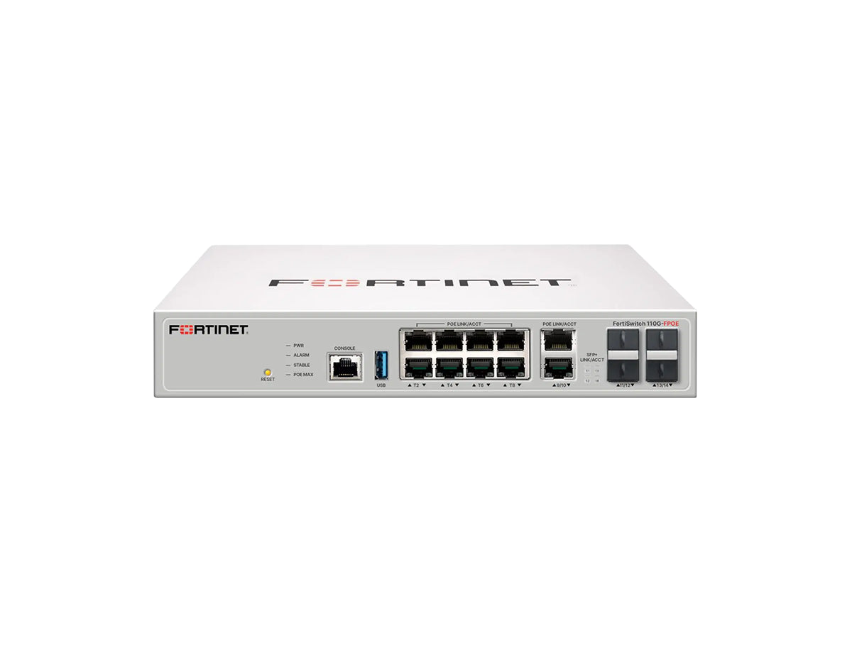 Fortinet FortiSwitch FS-110G-FPOE Managed PoE++ Switch