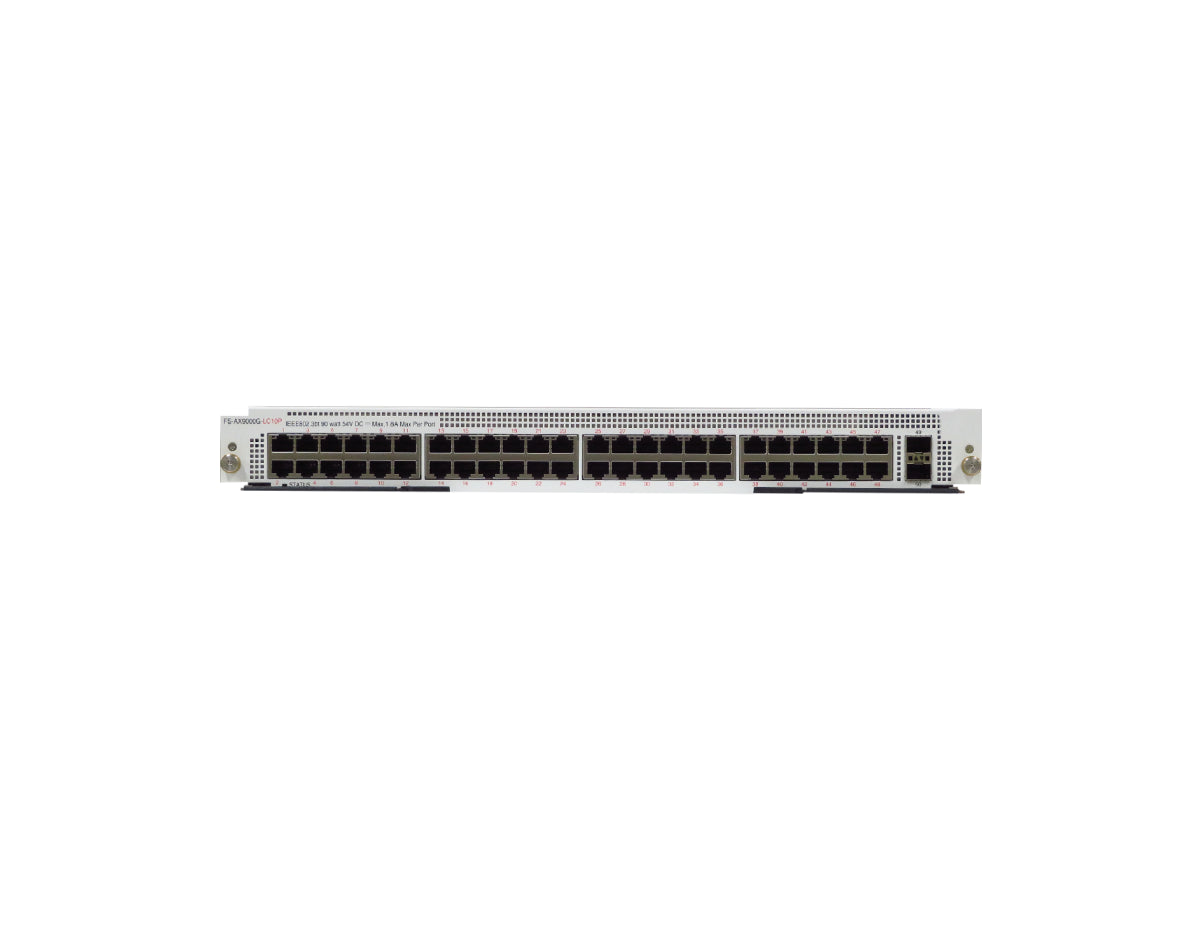Fortinet FS-AX9000G-LC10P Multigigabit PoE Line Card