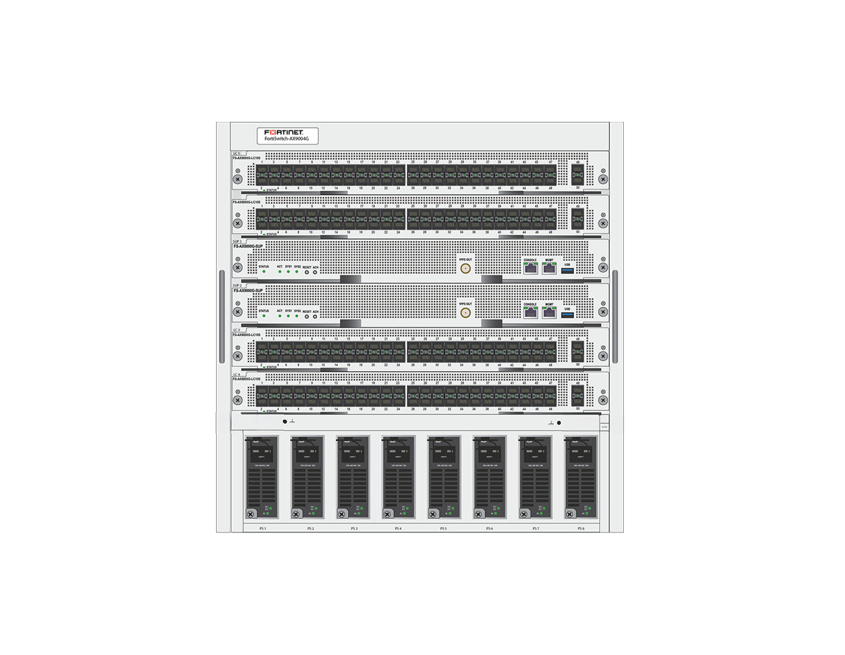 Fortinet FortiSwitch FS-AX9004G Layer 2/3 Modular Chassis Switch