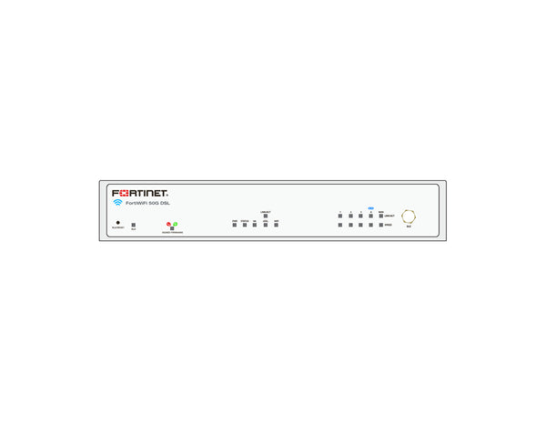 Fortinet FortiWiFi 50G-DSL Firewall + 5 Year UTP Bundle