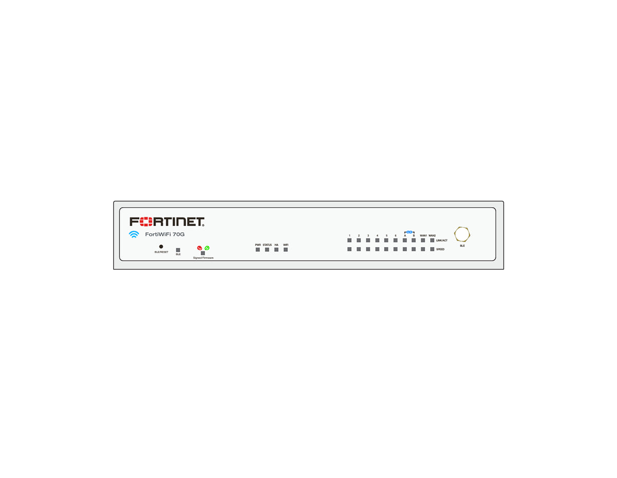 Fortinet FortiWiFi 70G Firewall + 3 Year UTP Bundle