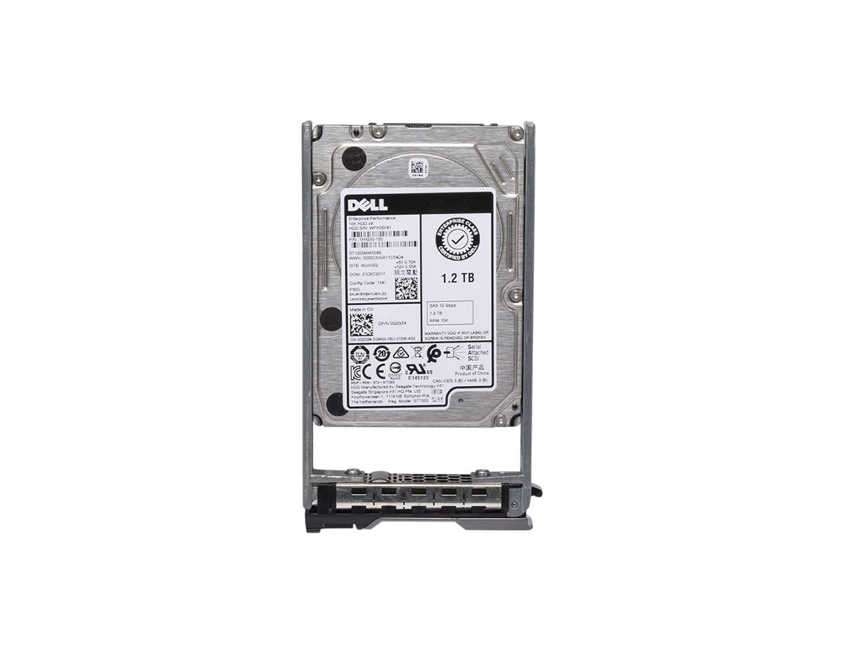 Dell Gen14-16 1.2TB 10K 12Gb/s 512n 2.5-inch SFF SAS Hard Drive (G2G54)