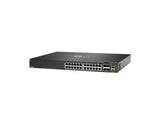 HPE Aruba Networking CX 6300F 24‑port 1GbE Class 4 PoE and 4‑port SFP56 Switch