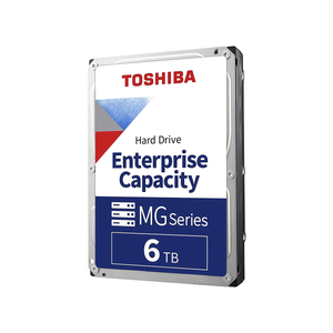 Toshiba MG08-D Series Hard Drive 6TB SATA3 6Gb/s 7200 RPM 3.5in, 512e (MG08ADA600E)