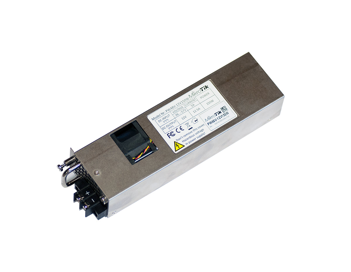 Mikrotik Hot Swap -48V DC Telecom Power Supply (PW48V-12V150W)