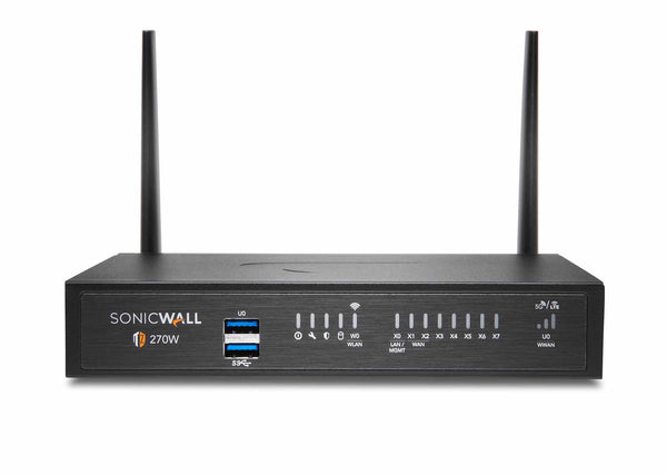 SonicWall TZ270 1 Year TotalSecure Advanced Edition Wireless-AC Firewall (02-SSC-6850)