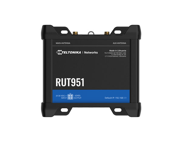Teltonika RUT951 4G LTE Industrial Router (RUT951A00800)