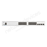 Cisco Catalyst 1200 C1200-24FP-4G 24-Port Full PoE+ Switch with 4x1G Uplinks - port detail view | Network Devices Inc.