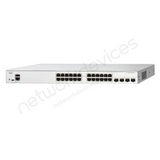 Cisco Catalyst 1200 C1200-24FP-4X 24-Port Full PoE+ Switch with 4x10G Uplinks - angled front view | Network Devices Inc.