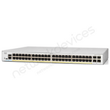 Cisco Catalyst 1300 C1300-48T-4G 48-Port Data-Only Switch with 4x1G Uplinks - angled front view | Network Devices Inc.