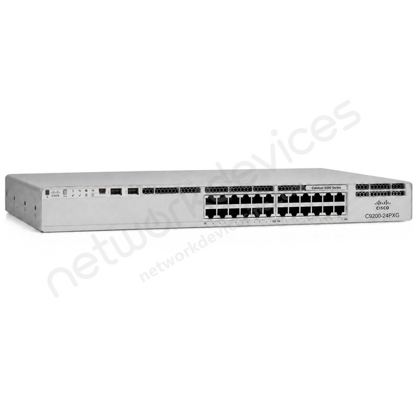 Cisco Catalyst C9200-24PXG-E 24-Port mGig PoE+ Switch, Network Essentials
