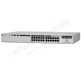 Cisco Catalyst C9200-24PXG-E 24-Port mGig PoE+ Switch, Network Essentials — front panel and ports