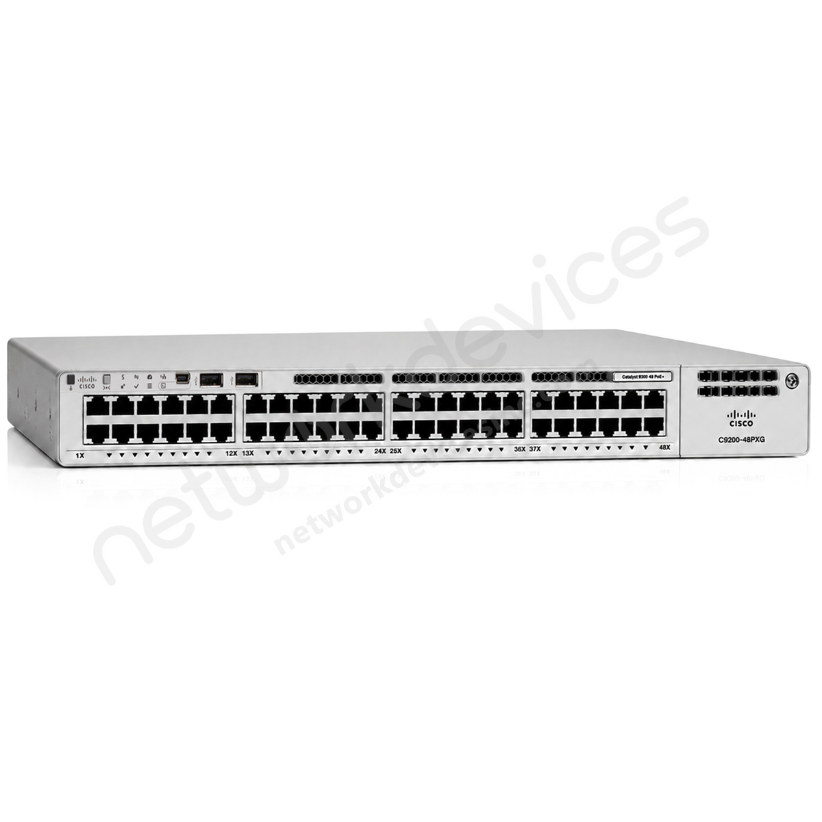 Cisco Catalyst C9200-48PXG-E 48-Port mGig PoE+ Switch, Network Essentials