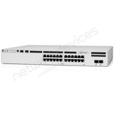 Cisco Catalyst C9200L-24PXG-2Y-A 24-Port mGig PoE+ Switch, 2x25G Uplinks, Network Advantage — front panel and ports