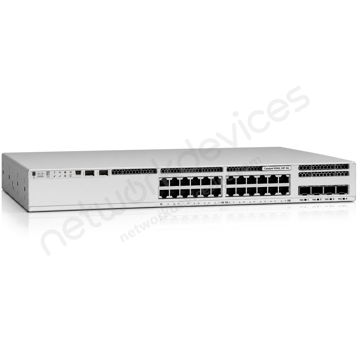 Cisco Catalyst C9200L-24T-4G-E 24-Port Data Switch with 4x1G Uplinks, Network Essentials