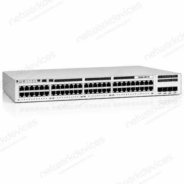 Cisco Catalyst C9200L-48P-4X-E 48-Port PoE+ Switch with 4x10G SFP+ Uplinks, Network Essentials